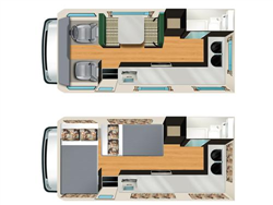 ניו זילנד בקרוואן לדוגמה Euro Camper