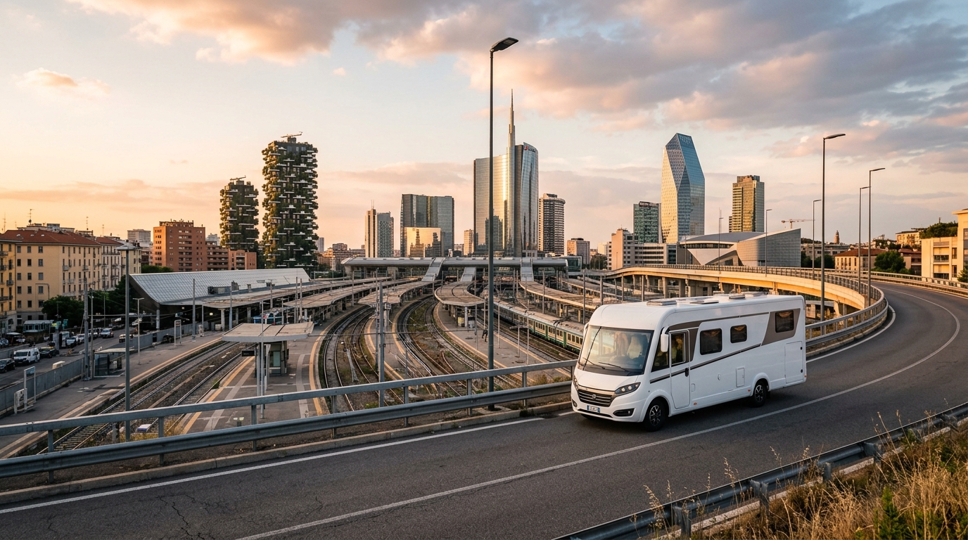 השכרת קרוואנים ורכבי נופש במילאנו - גובאני - תחנת רכבת - השוואת מחירים והזמנה אונליין 2026