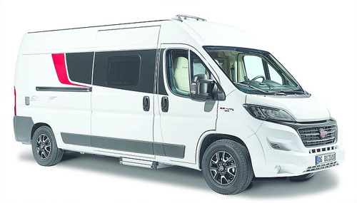 קרוואן חופשה עם קרוואן לדוגמה Campervan