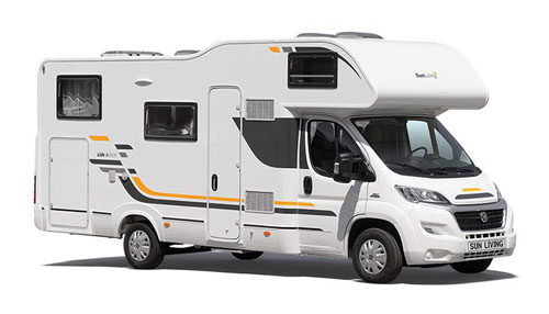 קרוואן השכרת קרוואן למשפחה לדוגמה Sun Living Lido A 49