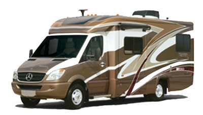קרוואן השכרת מוטורהום בקנדה לדוגמה Navion IQ 25