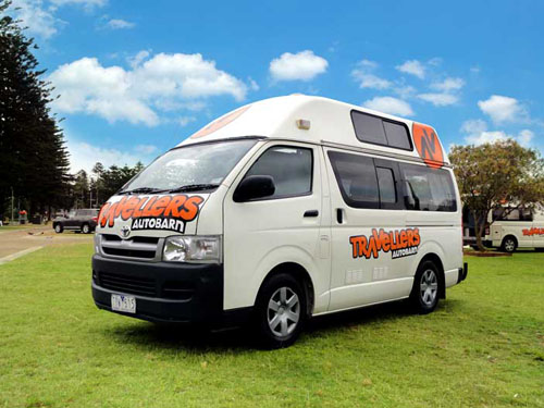 קרוואן השכרת מוטורהום באוסטרליה לדוגמה Kuga Campervan