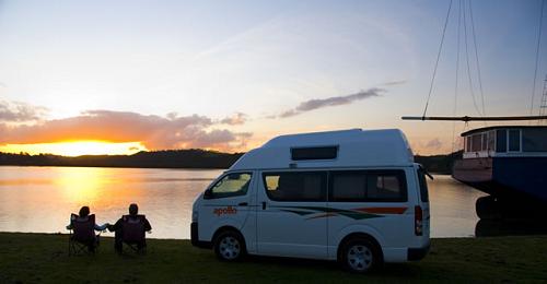 קרוואן שכירת קראוון בניו זילנד לדוגמה Hitop Camper