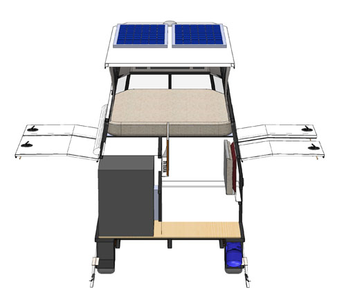 The Wanderer 'Outback' - 2 Person 4WD Camper