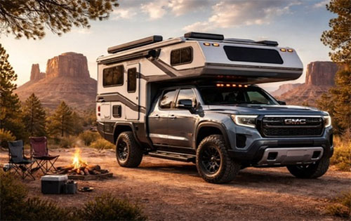 קרוואן EV Truck Camper