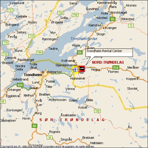 תחנת השכרת קרוואנים  - Touring Cars NL  - טרונדהיים - תחנת החזרה בלבד