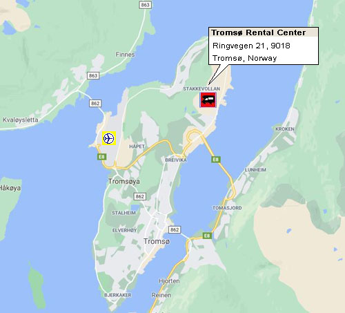 תחנת השכרת קרוואנים  - Touring Cars NL  - טרומסה - תחנת החזרה בלבד