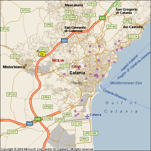 תחנת השכרת קרוואנים  - Motorhomes Italy - קטניה נמל תעופה פונטרוזה