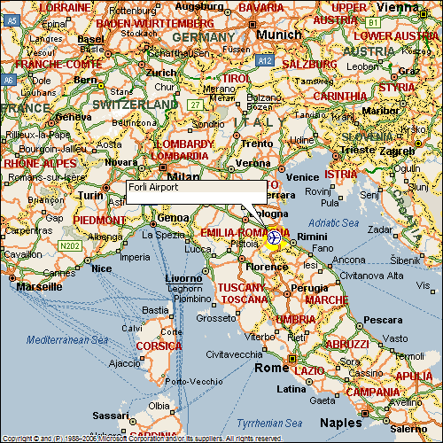 תחנת השכרת קרוואנים  - Motorhomes Italy - פורלי - נמל תעופה