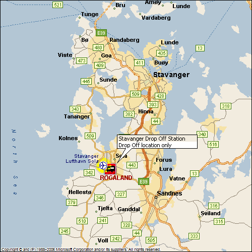 תחנת השכרת קרוואנים  - Touring Cars SWE  - סטוונגר - תחנת החזרה בלבד