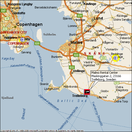 תחנת השכרת קרוואנים  - Touring Cars UK  - מאלמו - תחנת החזרה בלבד